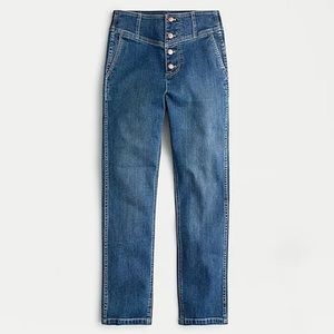 NWT J. Crew Shoreditch Straight Jeans in Dusky Harbor - Sz 28